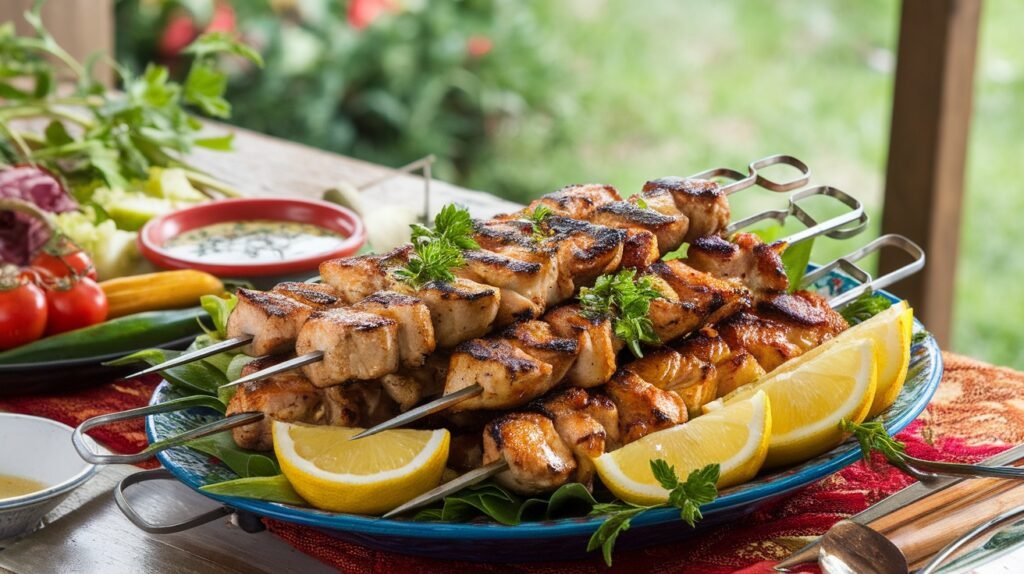 chicken skewers