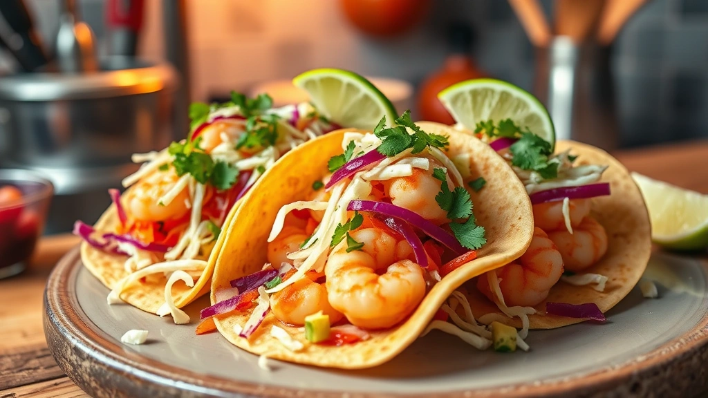 How to Make Flavorful Shrimp Tacos with Crunchy Cabbage Slaw